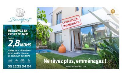 Achetez ce que vous voyez, emménagez à Beachfront Villas !